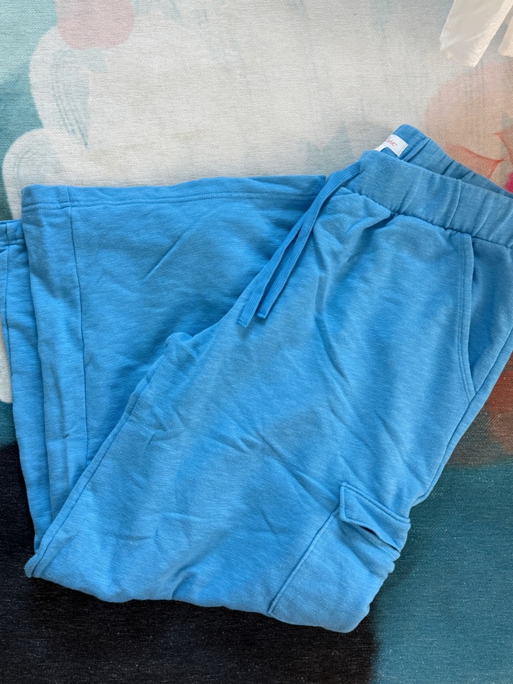 Colsie Blue Wide Leg Sweatpants